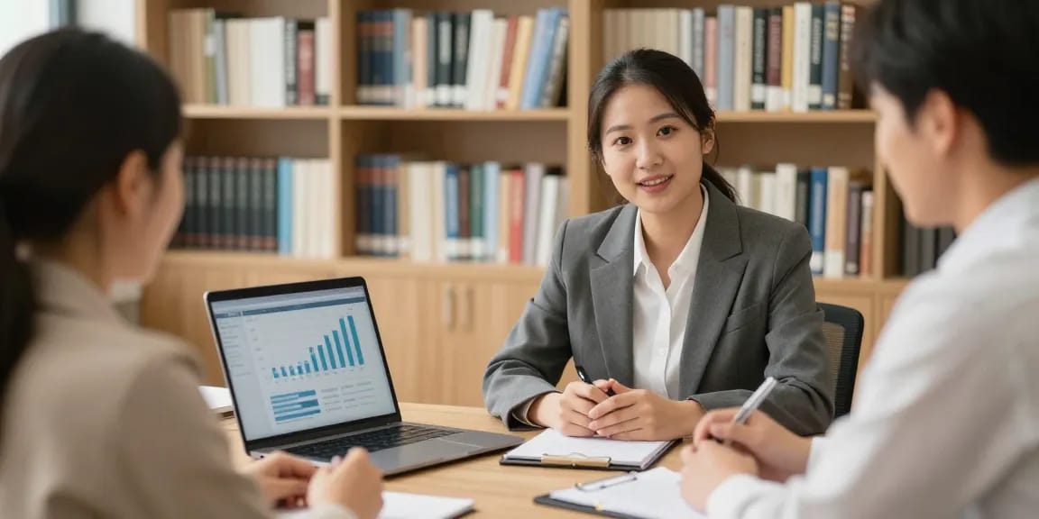 Professional financial advisor Reston VA providing guidance in a welcoming office, trusted community service.