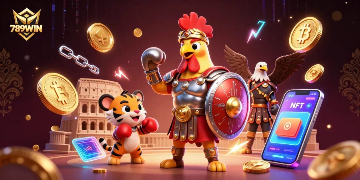 Engage with thrilling slots at 789WIN, featuring vibrant characters and interactive digital elements.