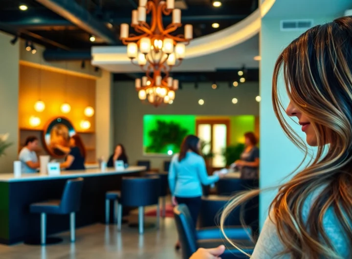 Experience premier hair salon San Diego with stylish decor and vibrant hair services.