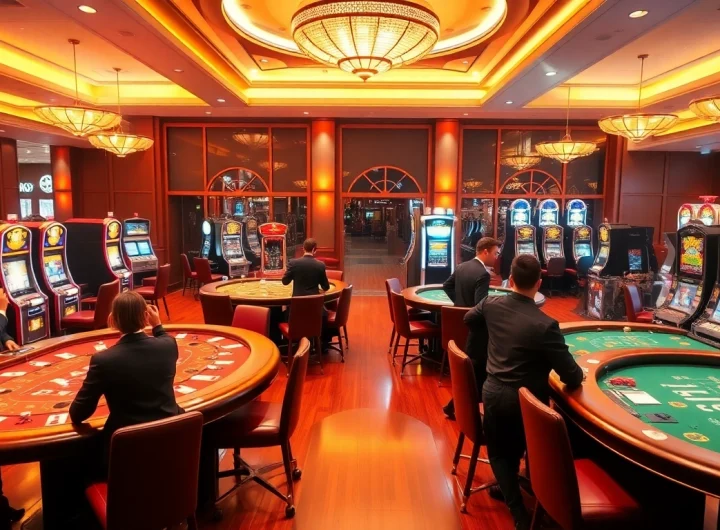 Experience thrilling gaming excitement at WW88 casino with vibrant slot machines and elegant poker tables.