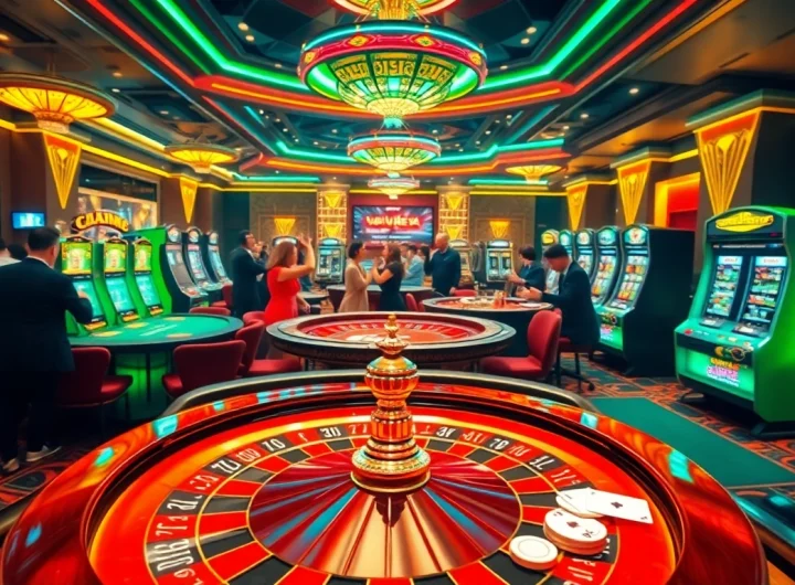 Experience the thrill as you register for WW88, the ultimate gaming destination, amidst vibrant casino elements.